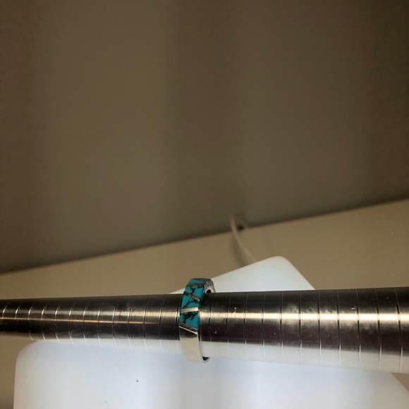 Silver ring - size 8 - Picture 7 of 8